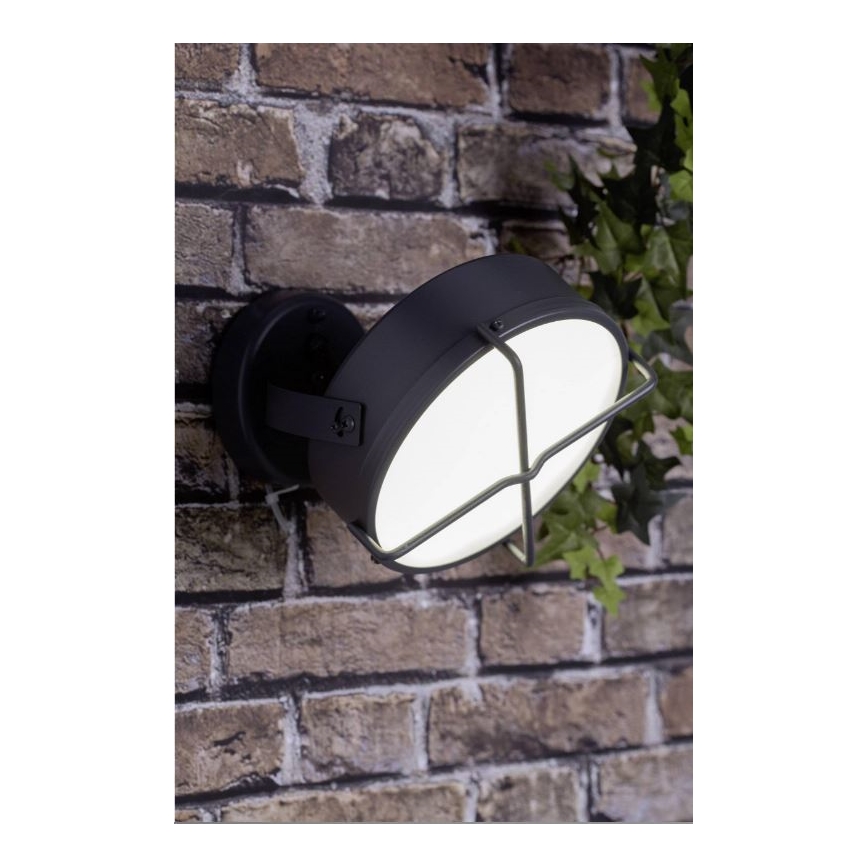Brilliant - LED Wandlamp voor buiten NYX LED/10W/230V IP44 antraciet