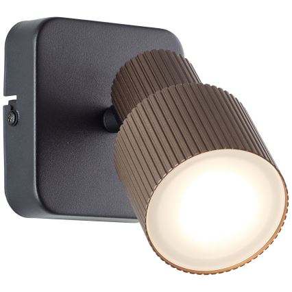 Brilliant - LED Wandspot CADIZ 1xGU10/5W/230V brons