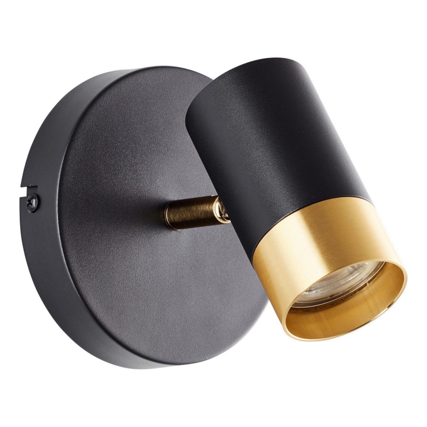 Brilliant - LED wandspot VIGOLO 1xGU10/5W/230V zwart/goud