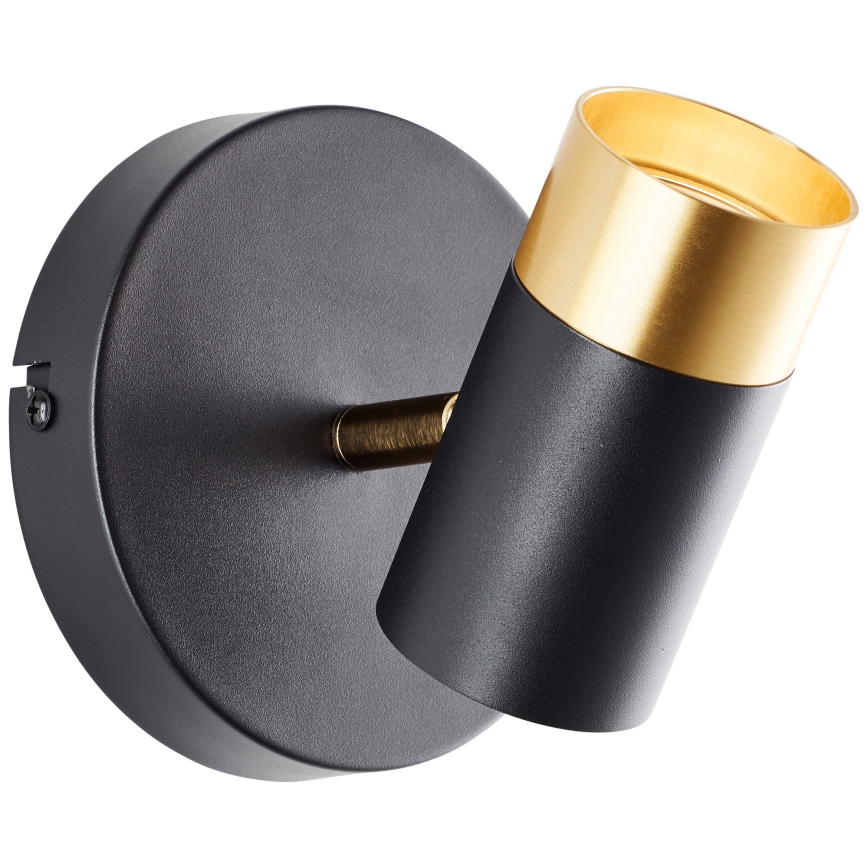 Brilliant - LED wandspot VIGOLO 1xGU10/5W/230V zwart/goud