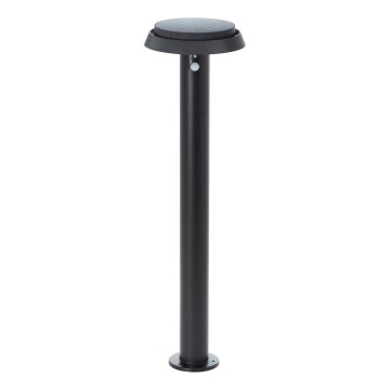 Brilliant - LED Zonne-energie lamp met sensor ALVERO LED/4W/3,7V 2000 mAh 70 cm IP44 zwart