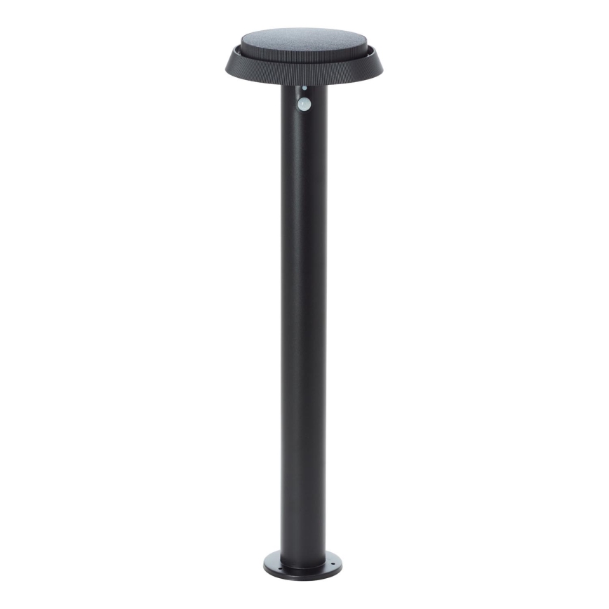 Brilliant - LED Zonne-energie lamp met sensor ALVERO LED/4W/3,7V 2000 mAh 70 cm IP44 zwart
