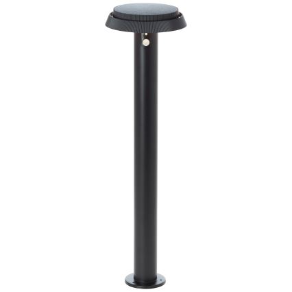 Brilliant - LED Zonne-energie lamp met sensor ALVERO LED/4W/3,7V 2000 mAh 70 cm IP44 zwart