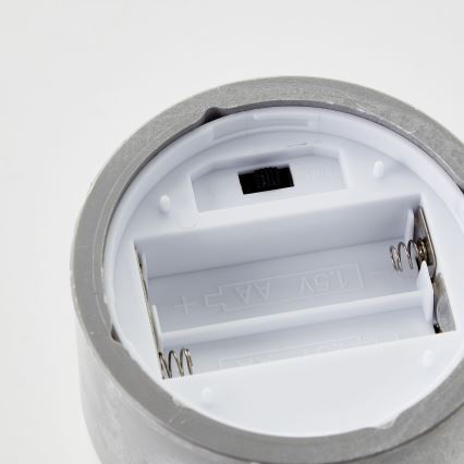 Brilliant - Lot de 3 bougies LED BOUGIE LED/2xAA IP44 gris/fumé