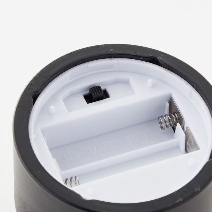 Brilliant - Lot de 3 bougies LED BOUGIE LED/2xAA IP44 noir/fumé