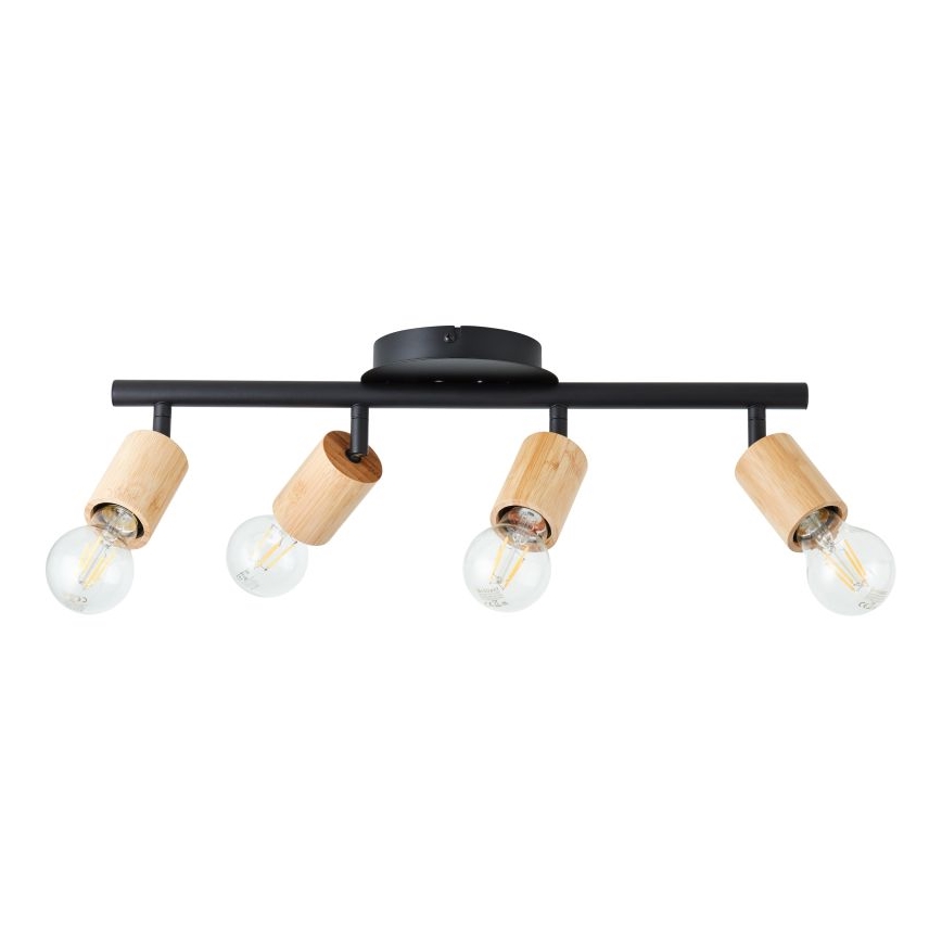 Brilliant - Luminaire à spots 4xE27/28W/230V bambou