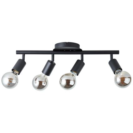Brilliant - Luminaire à spots 4xE27/28W/230V noir
