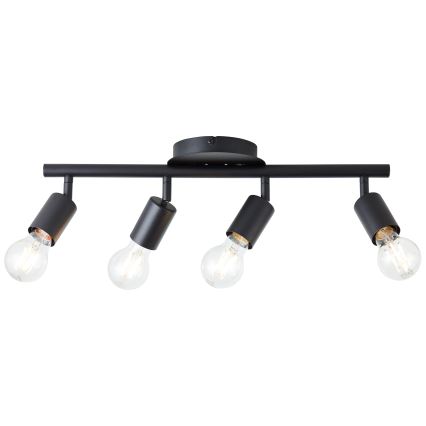 Brilliant - Luminaire à spots 4xE27/28W/230V noir