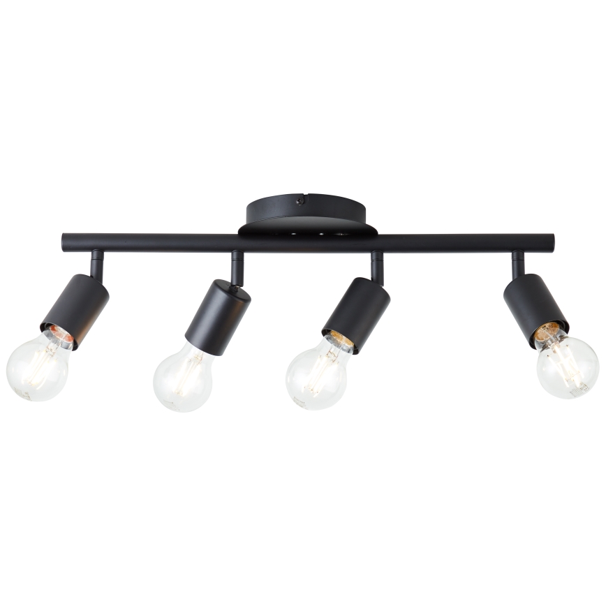 Brilliant - Luminaire à spots 4xE27/28W/230V noir