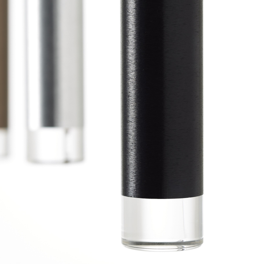 Brilliant - LED Lustre dimmable suspendu sur câble CEMBALO LED/32W/230V chrome mat/noir/marron