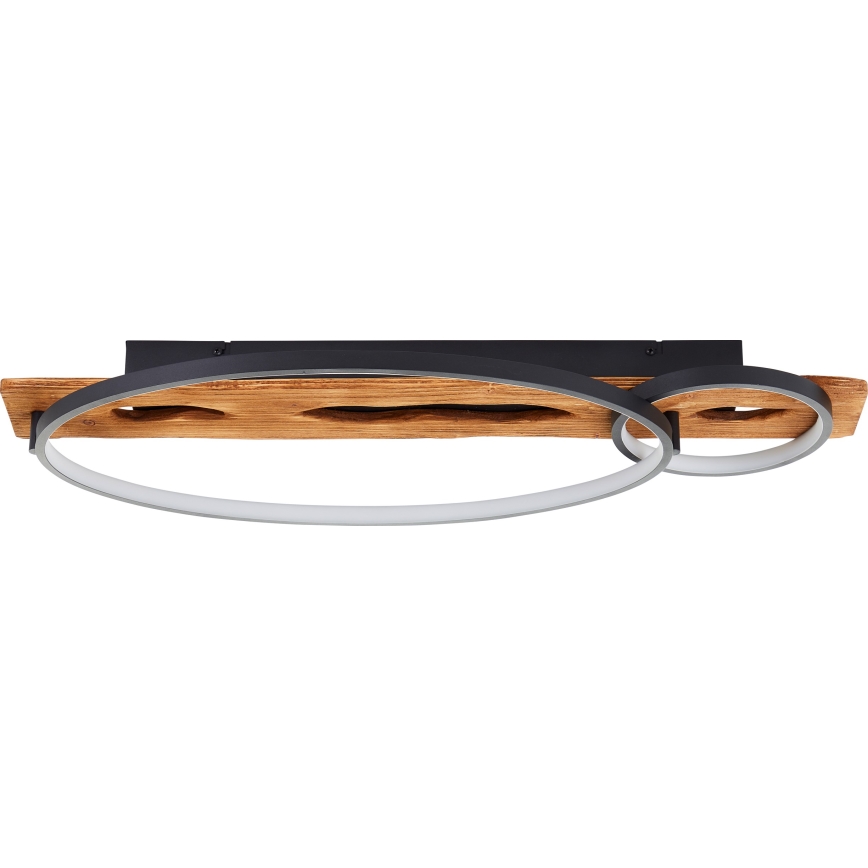 Brilliant - Dimbare LED-plafondlamp PIRUS LED/30W/230V 30x70 cm rubberhout