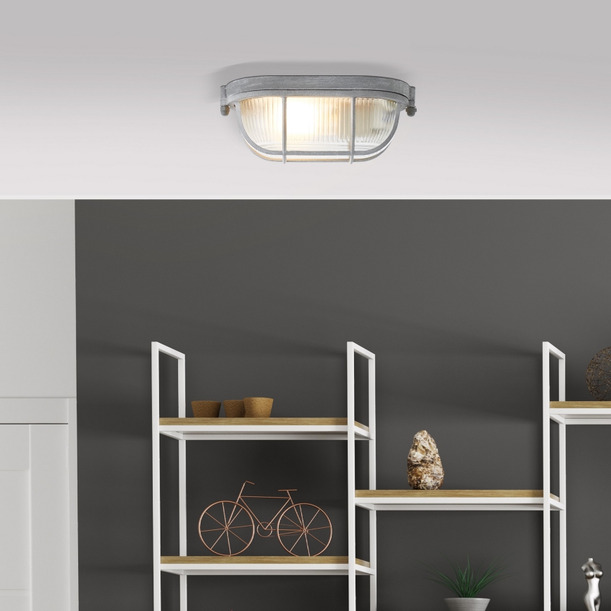 Brilliant - Plafondlamp BOBBI 1xE27/40W/230V grijs