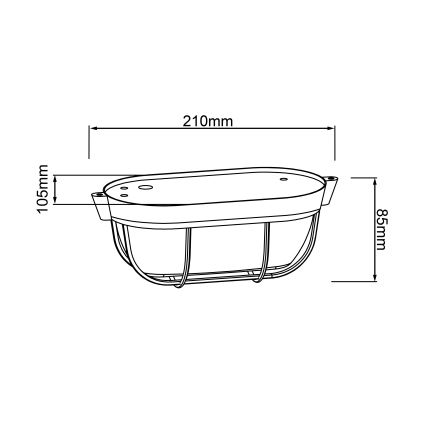 Brilliant - Plafondlamp BOBBI 1xE27/40W/230V zwart