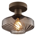 Brilliant - Plafondlamp LYN 1xE27/20W/230V Ø 28 cm bruin/rookbruin