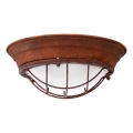 Brilliant - Plafondlamp TYPHOON 2xE27/30W/230V roodbruin