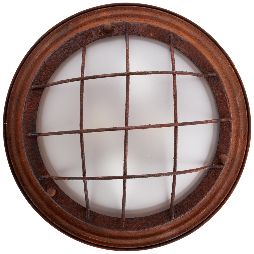 Brilliant - Plafondlamp TYPHOON 2xE27/30W/230V roodbruin