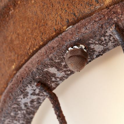 Brilliant - Plafondlamp TYPHOON 2xE27/30W/230V roodbruin