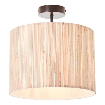 Brilliant - Plafondlamp WIMEA 1x E27/52W/230V Ø 30 cm zwart/beige
