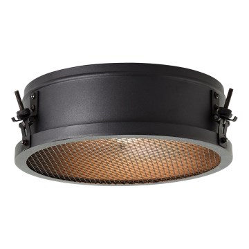 Brilliant - Plafondlamp ZOIS 1xE27/28W/230V Ø 30 cm zwart