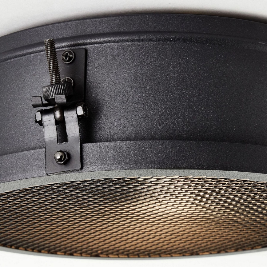 Brilliant - Plafondlamp ZOIS 1xE27/60W/230V Ø 30 cm zwart