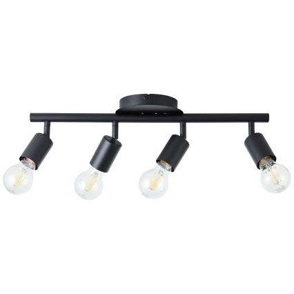 Brilliant - Plafondspot 4x E27/28W/230V zwart