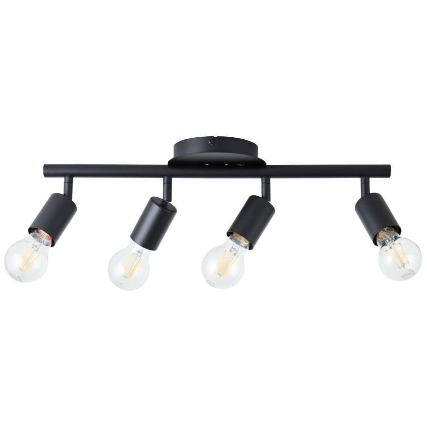 Brilliant - Plafondspot 4x E27/28W/230V zwart