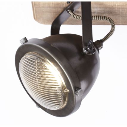 Brilliant - Plafondspot CARMEN WOOD 4xGU10/5W/230V eucalyptus