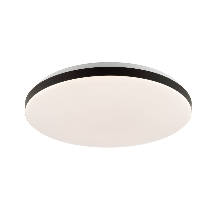Brilliant - Plafonier RGBW à intensité variable LIVIO LED/20W/230V 3000-6500K d. 49 cm noir + Télécommande