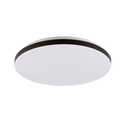 Brilliant - Plafonier RGBW à intensité variable LIVIO LED/20W/230V 3000-6500K d. 49 cm noir + Télécommande