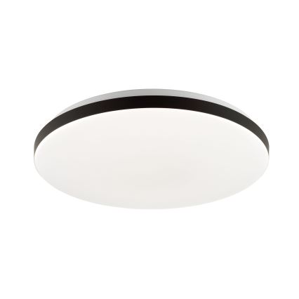 Brilliant - Plafonier RGBW à intensité variable LIVIO LED/20W/230V 3000-6500K d. 49 cm noir + Télécommande