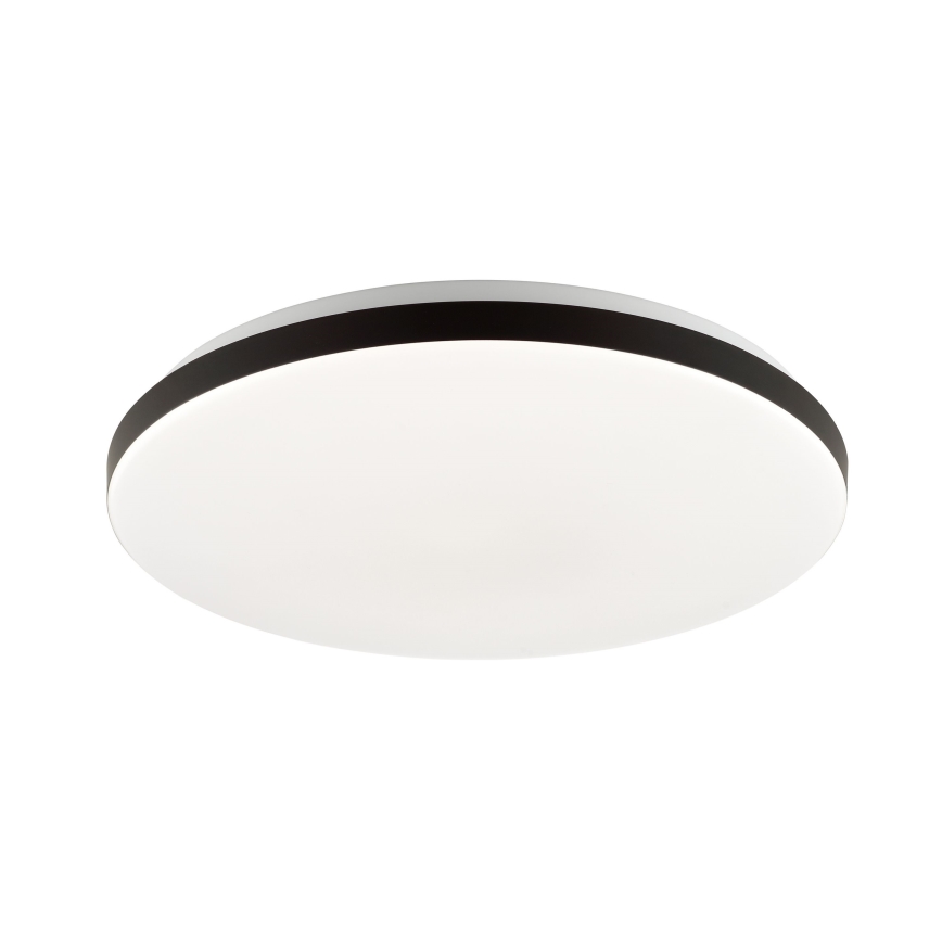 Brilliant - Plafonier RGBW à intensité variable LIVIO LED/20W/230V 3000-6500K d. 49 cm noir + Télécommande