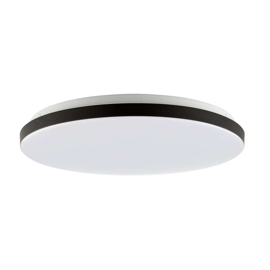 Brilliant - Plafonier RGBW à intensité variable LIVIO LED/20W/230V 3000-6500K d. 49 cm noir + Télécommande