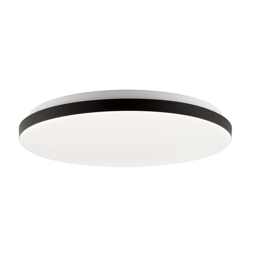 Brilliant - Plafonier RGBW à intensité variable LIVIO LED/20W/230V 3000-6500K d. 49 cm noir + Télécommande