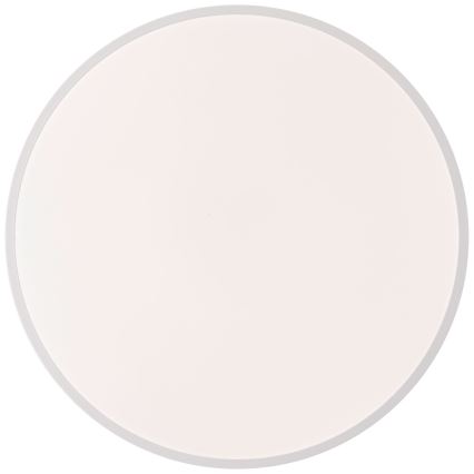 Brilliant - Plafonnier à intensité variable BAARLO LED/36W/230V 3000-6500K d. 50 cm blanc/figuier caoutchouc + Télécommande