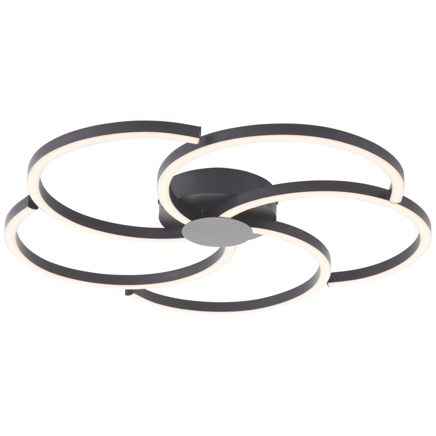 Brilliant - Plafonnier à intensité variable FICO LED/32W/230V d. 57 cm noir