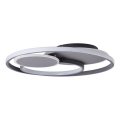 Brilliant - Plafonnier à intensité variable RUNDA LED/50W/230V 3000-6500K noir + Télécommande