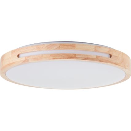 Brilliant - Plafonnier à intensité variable WOODBURY LED/24W/230V d. 39 cm figuier caoutchouc