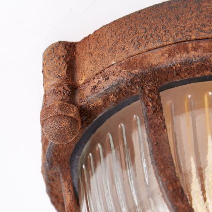 Brilliant - Plafonnier BOBBI 1xE27/40W/230V marron