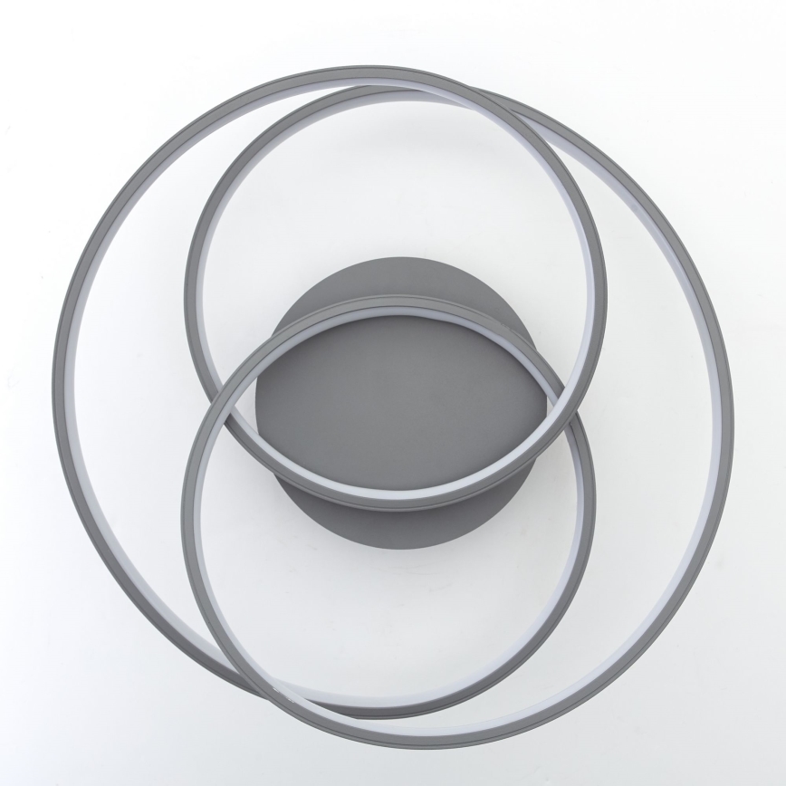Brilliant - Plafonnier LABYRINTH LED/40W/230V d. 39,5 cm gris