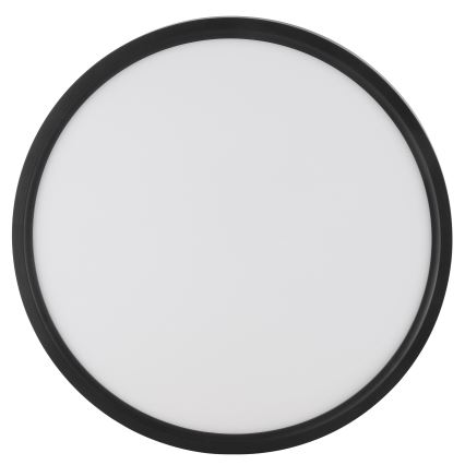 Brilliant - Plafonnier LED avec capteur de mouvement et capteur crépusculaire GALO LED/26W/230V Ø 40 cm noir