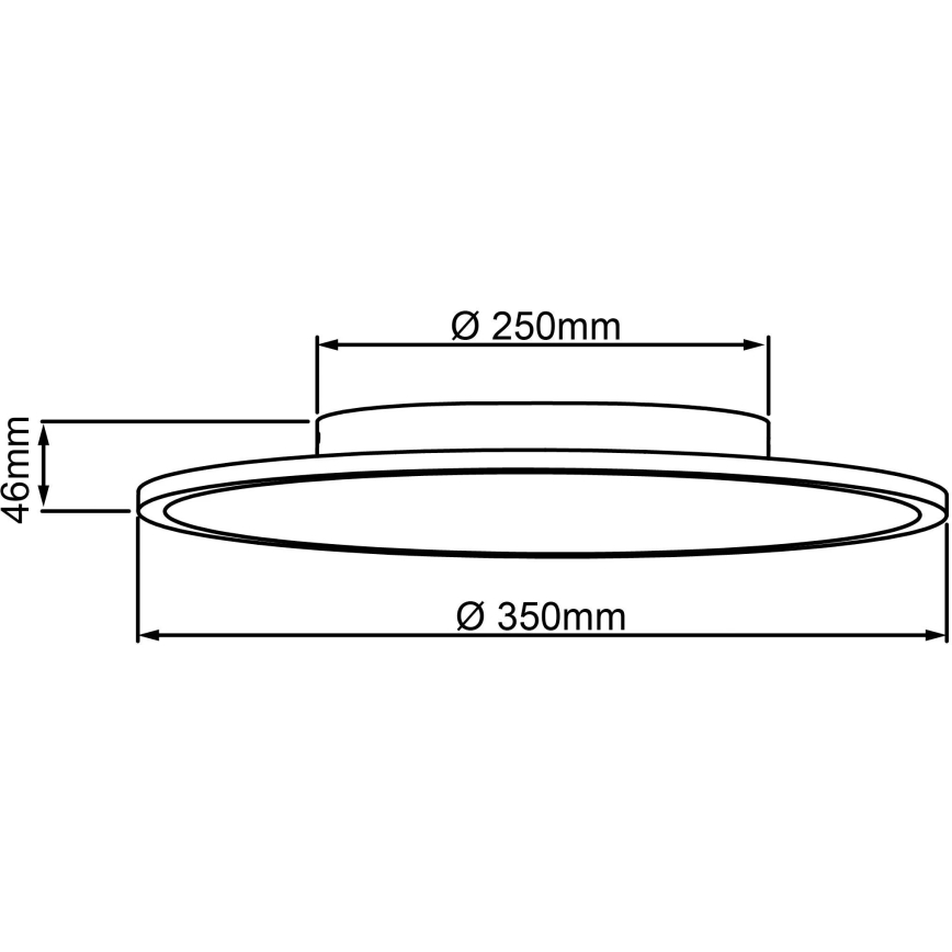 Brilliant - Plafonnier LED BUFFI LED/24W/230V d. 35 cm 4000K