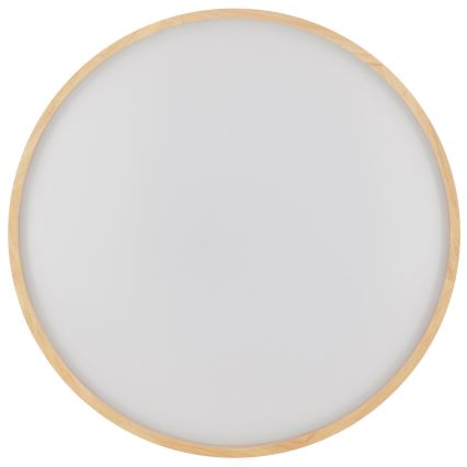 Brilliant - Plafonnier LED dimmable ALSON LED/21W/230V 3000-6500K Ø 49,5 cm bois d'hévéa + télécommande