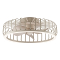 Brilliant - Plafonnier LED dimmable avec ventilateur CAPO LED/36W/230V 2700-6500K Ø 48 cm beige + télécommande