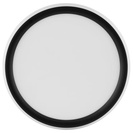 Brilliant - Plafonnier LED dimmable CARLOZ LED/16W/230V Ø 30 cm blanc/noir