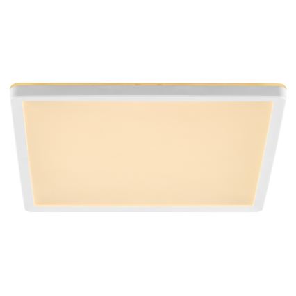Brilliant - Plafonnier LED dimmable LUMARO LED/18W/230V 3000-6500K 29,3x29,3 cm blanc + télécommande