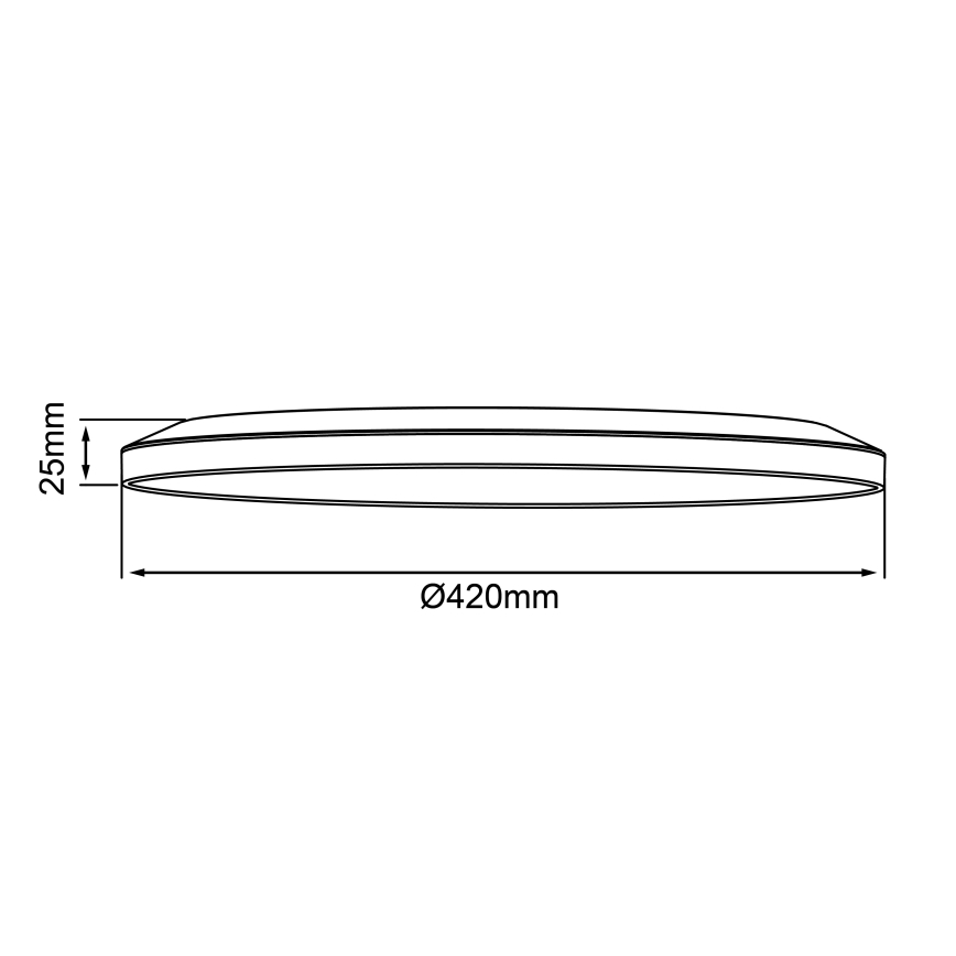 Brilliant - Plafonnier LED dimmable SORELL LED/24/230V 3000-6500K Ø 42 cm blanc + télécommande