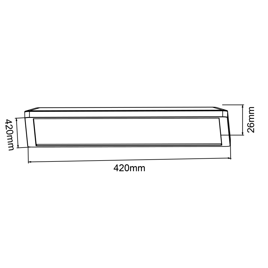 Brilliant - Plafonnier LED dimmable SORELL LED/24/230V 3000-6500K 42x42 cm blanc + télécommande