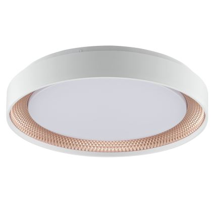 Brilliant - Plafonnier LED dimmable WALDO LED/24W/230V 3000-6500K Ø 38,5 cm blanc/or rose + télécommande