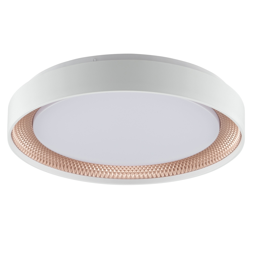 Brilliant - Plafonnier LED dimmable WALDO LED/24W/230V 3000-6500K Ø 38,5 cm blanc/or rose + télécommande