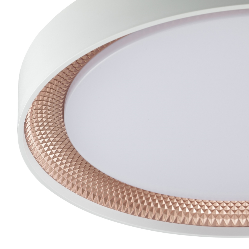 Brilliant - Plafonnier LED dimmable WALDO LED/24W/230V 3000-6500K Ø 38,5 cm blanc/or rose + télécommande